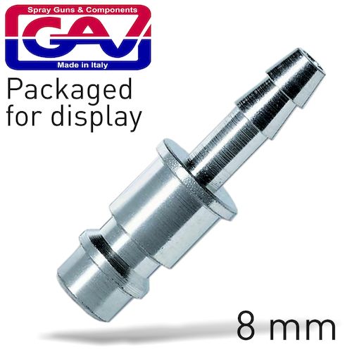 Connector german 8mm hose 2 packaged(GAV113C-2P)