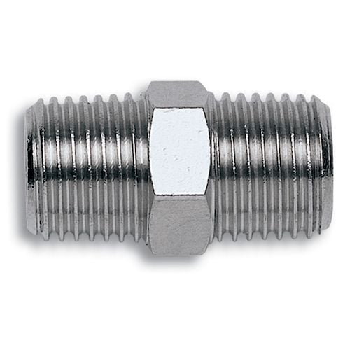 Taper nipple 1/4 x 1/4 m/m packaged(GAV1219-2P)