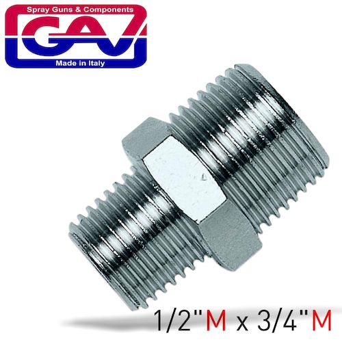 Taper reducer nipple 1/2'x3/4'm/m(GAV1220-6)