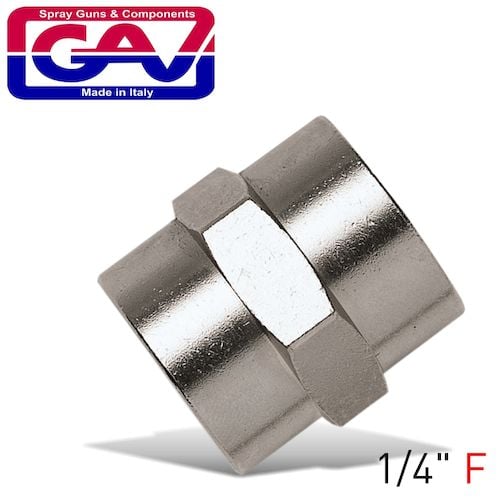 Socket 1/4 x 1/4 f/f(GAV1225-3)