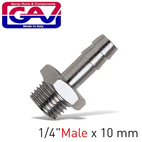 Hose adaptor 1/4'm x 10mm(GAV1233-8)