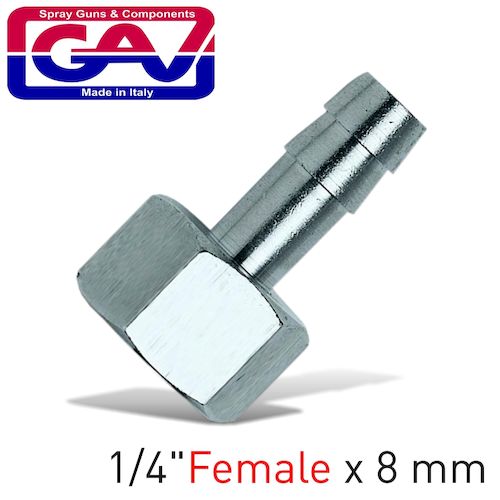 Hose adaptor 8mm x 1/4'female(GAV1234-2)