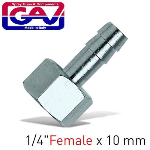 Hose adaptor 1/4f x 10mm(GAV1234-3)