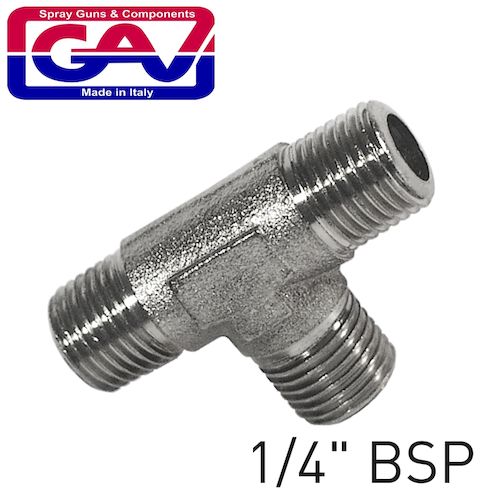 T connector 1/4'mmm    (gio1067/2)(GAV1256-2)