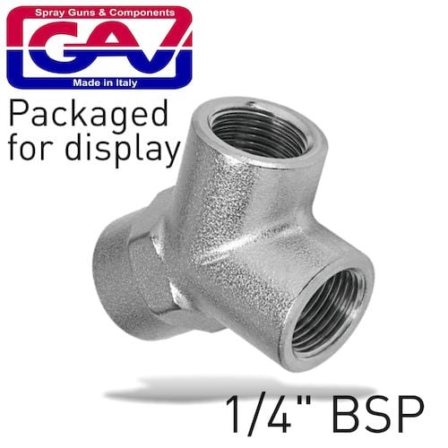 Y connector fff 1/4' packaged(GAV1261-2P)