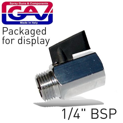 Quick ball tap m-f 1/4 packaged(GAV1268-2P)