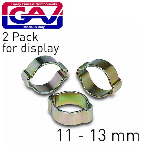 Hose clamp crimp type 11-13mm 2pack(GAV1269-2P)
