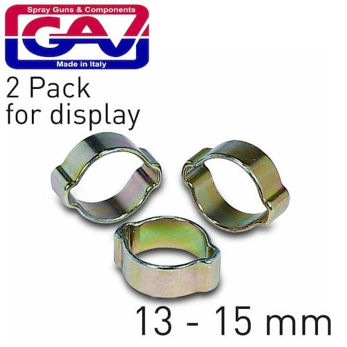 Hose clamp crimp type 13-15mm 2pack(GAV1269-3P)