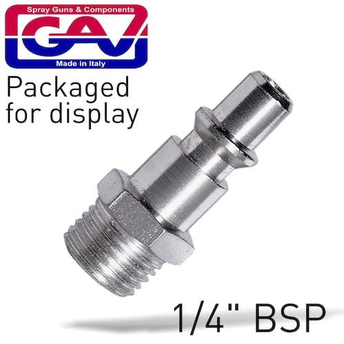 Quick coupler/inserts aro 1/4'm 2 packaged(GAV23-1P)