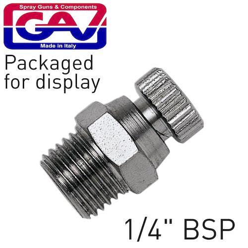 Bleeding drain cock 1/4' packaged(GAV54AP)