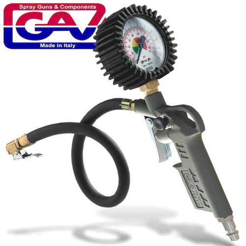 Tyre inflator with gauge in blister(GAV60D)
