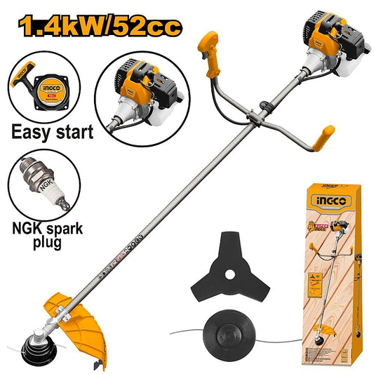 Ingco Petrol Grass Trimmer & Brush Cutter 52cc | GBC5524411