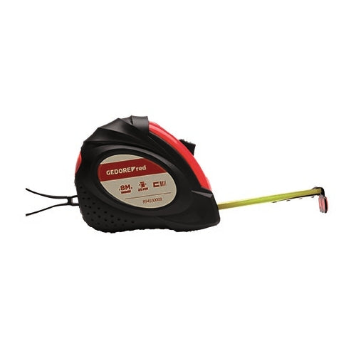 Tape Measure Ged Red L.8M Tape Width25mm