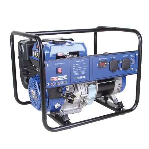 Gentech Power - GP6500C 5.5 kVA Tradesman Series Petrol Generator | GEN1040T
