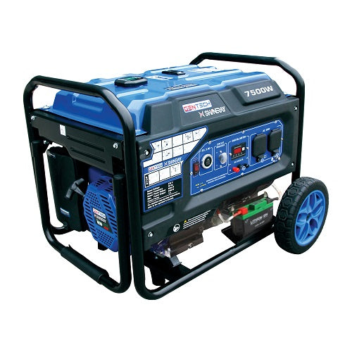 Gentech Power - GP8500D 7.5 kVA Electric Start Petrol Generator | GEN1060