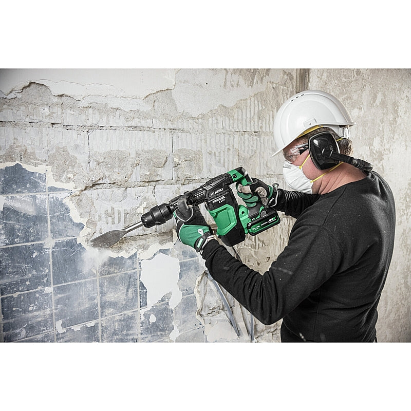 HiKOKI MULTI VOLT (36V) Cordless BL SDS-Max Demolition Hammer Drill 6.8j (Bare Tool) | H3641DAW2Z