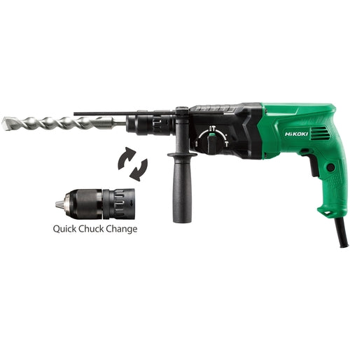 Hikoki - SDS-Plus Rotary Hammer Drill 24mm 730W | DH24PMH-WS
