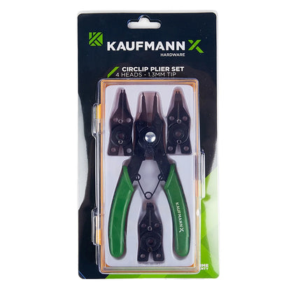 Kaufmann X HD Circlip Plier Set with 4 Heads | HW0460640