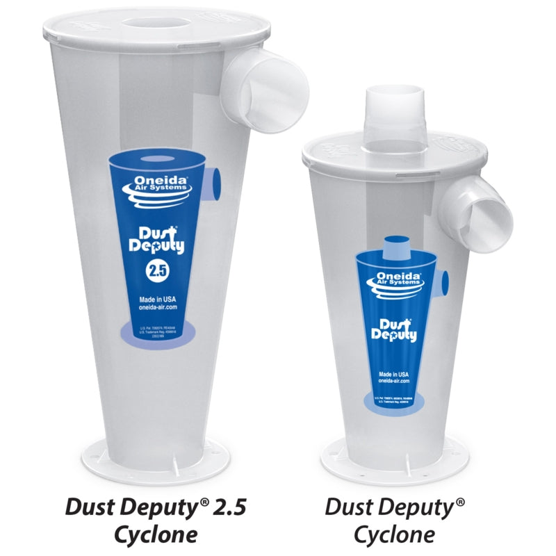 Oneida Dust Deputy 2.5 Deluxe All-Clear Cyclone Separator Kit | AXD250004