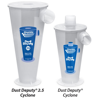 Oneida Dust Deputy 2.5 Deluxe All-Clear Cyclone Separator Kit | AXD250004