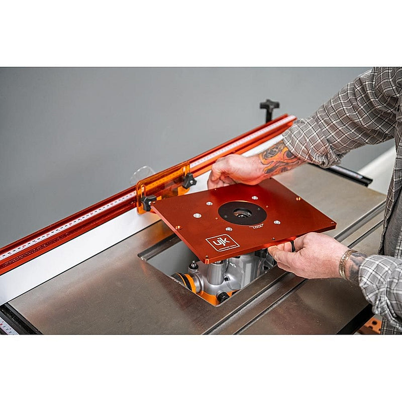 UJK 10mm Pre-Drilled Router Table Insert for Triton TRA001 | 112172