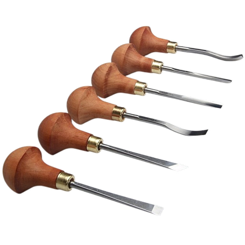 pfeil 6 Piece Palm Linoleum and Block Cutters | LS A