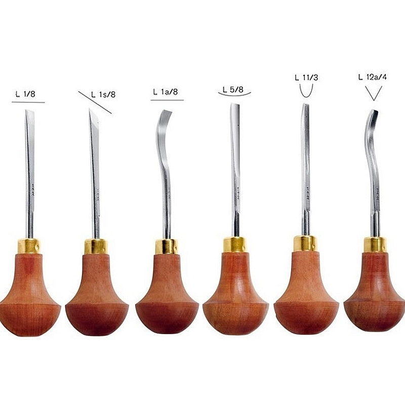 pfeil 6 Piece Palm Linoleum and Block Cutters | LS A