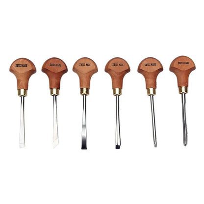 pfeil 6 Piece Palm Linoleum and Block Cutters | LS A