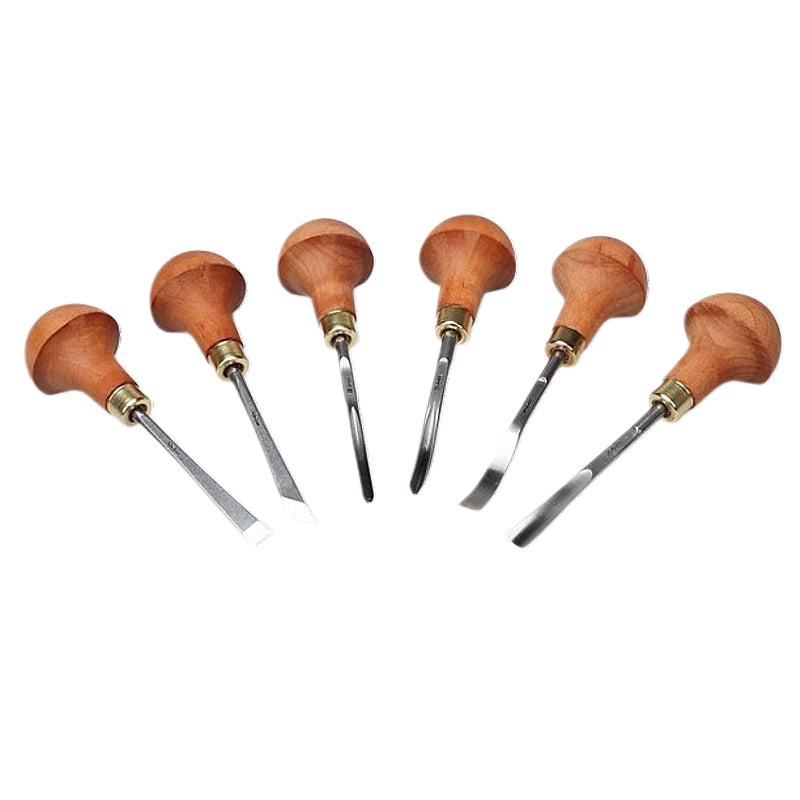 pfeil 6 Piece Palm Linoleum and Block Cutters | LS A