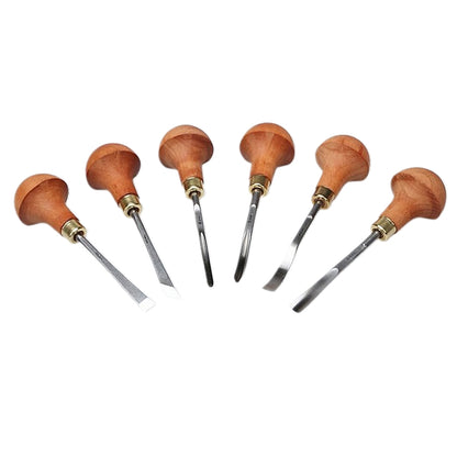 pfeil 6 Piece Palm Linoleum and Block Cutters | LS A