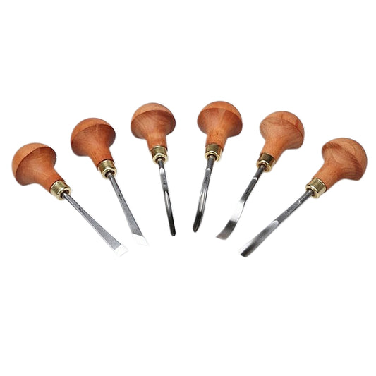 pfeil 6 Piece Palm Linoleum and Block Cutters | LS A