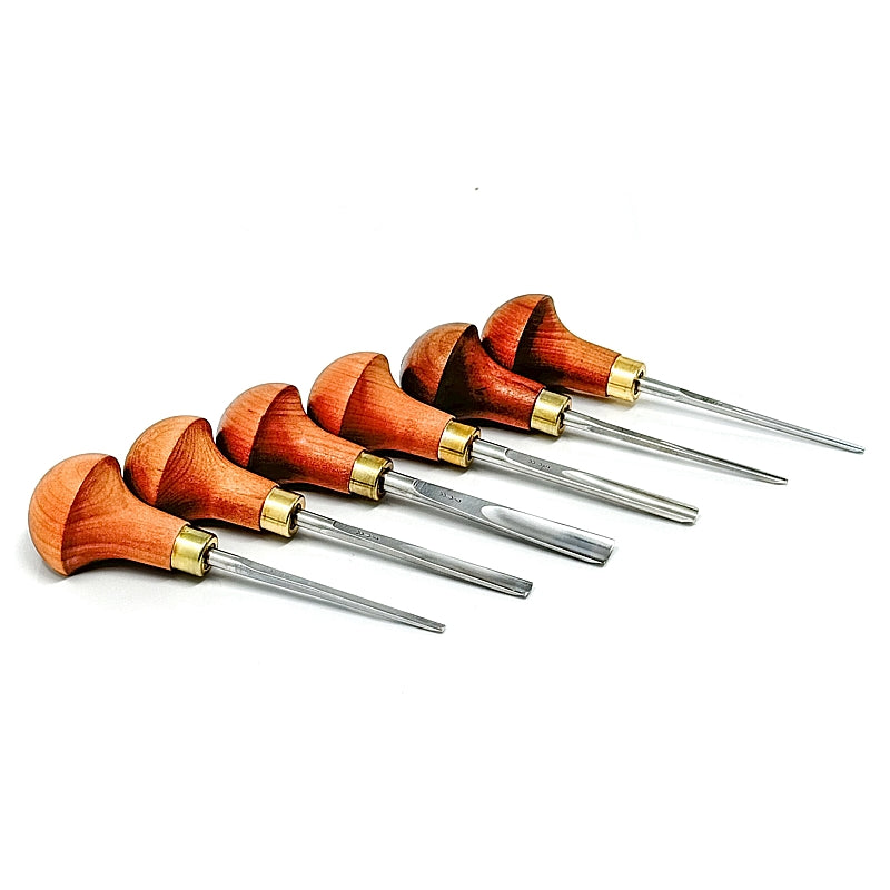 pfeil 6 Piece Palm Linoleum and Block Cutters | LS B