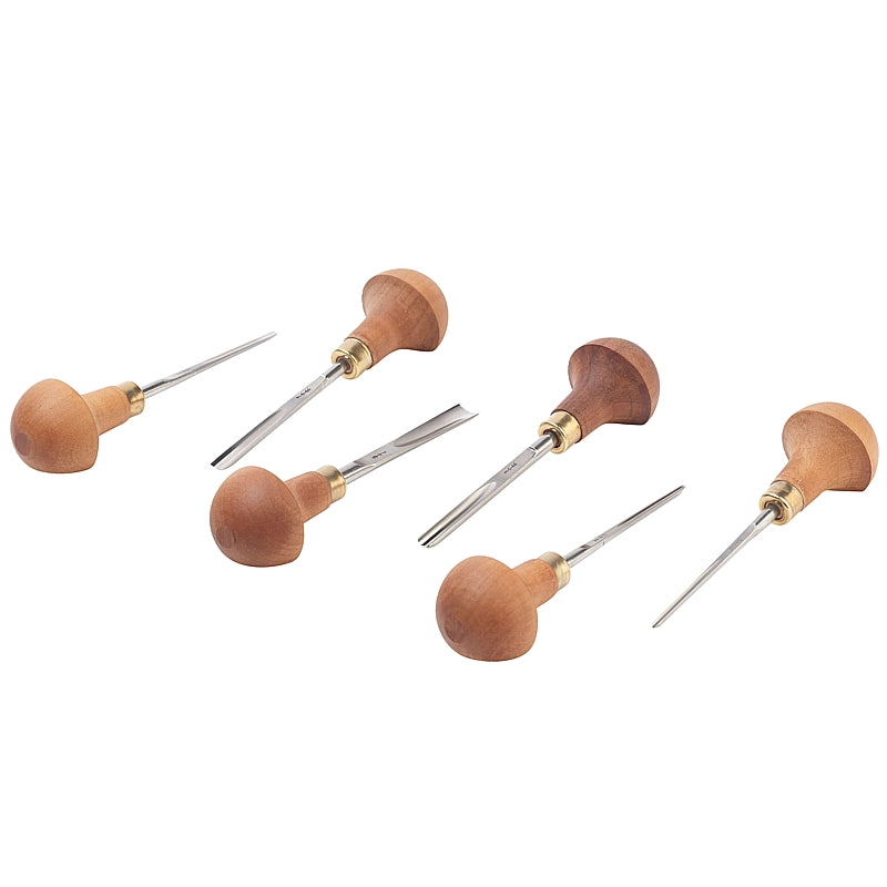 pfeil 6 Piece Palm Linoleum and Block Cutters | LS B