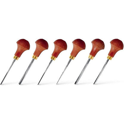 pfeil 6 Piece Palm Linoleum and Block Cutters | LS C