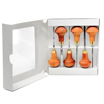 pfeil 6 Piece Palm Linoleum and Block Cutters | LS C