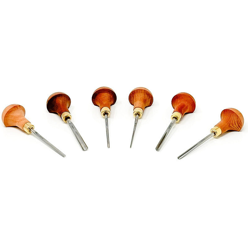 pfeil 6 Piece Palm Linoleum and Block Cutters | LS C