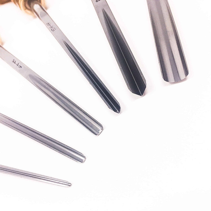 pfeil 6 Piece Palm Linoleum and Block Cutters | LS C