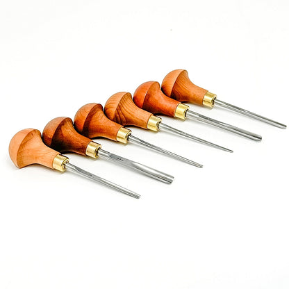 pfeil 6 Piece Palm Linoleum and Block Cutters | LS C