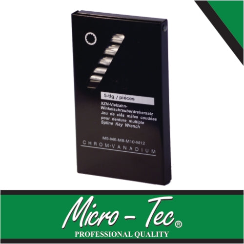 Micro-Tec Wrench Set Spline 5-12mm | I5501