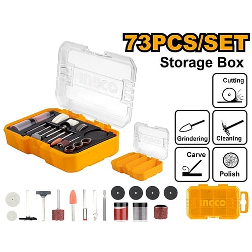 Ingco 73Pc Rotary Multi-Tool Accessory Set | AKMG7072