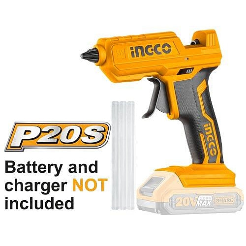 Ingco - 20V Cordless Glue Gun (Solo Unit) | CGGLI2001