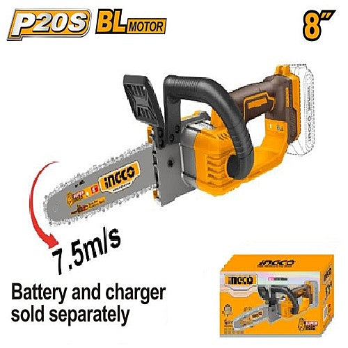 Ingco 20V Cordless Chain Saw (Solo Unit) | CGSLI2085