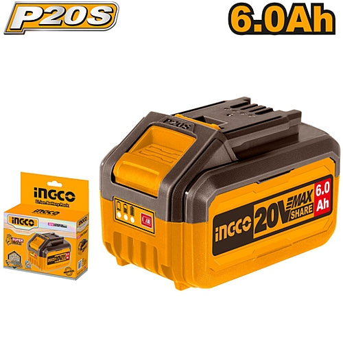 Ingco 20V 6.0Ah Li-Ion Battery Pack | FBLI2060