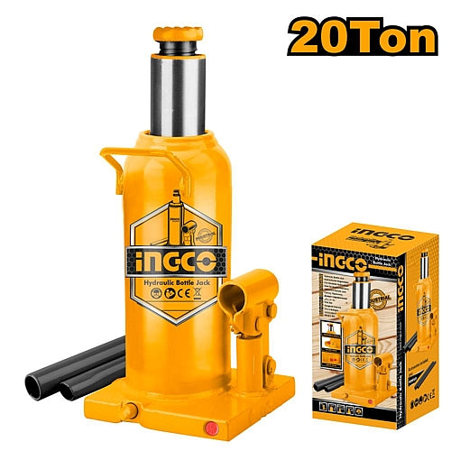 Ingco 20T Hydraulic Bottle Jack | HBJ2002