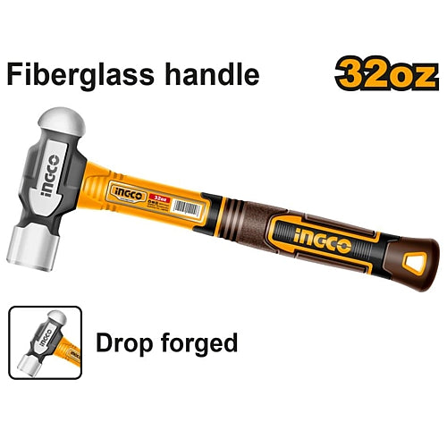 Ingco Ball Pein Hammer 32oz/900g | HBPH81032