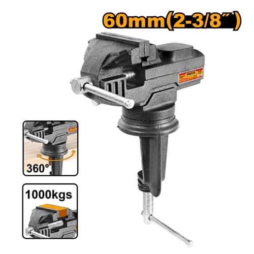 Ingco Swivel Bench Vice 60mm (2-3/8") | HBV082