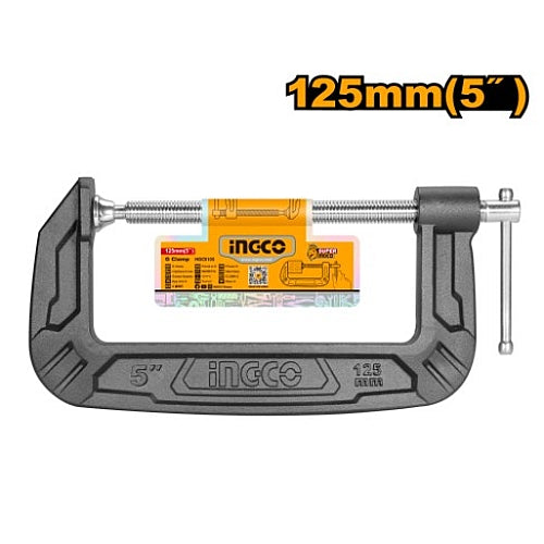 Ingco 5" G-Clamp (125mm) | HGC0105