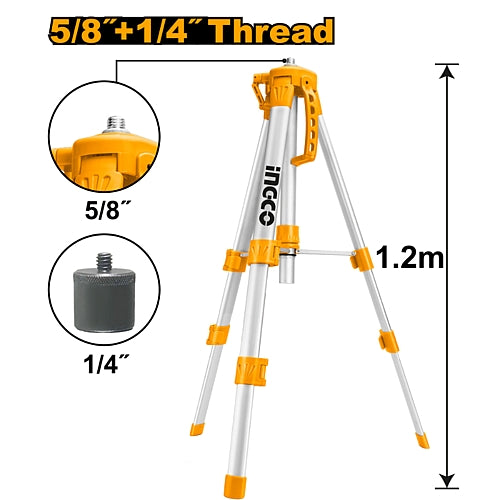Ingco Tripod for Laser Levels | HLLT01152 - Tools4Builders