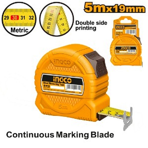 Ingco Tape Measure 19mm x 5M | HSMT39519-1