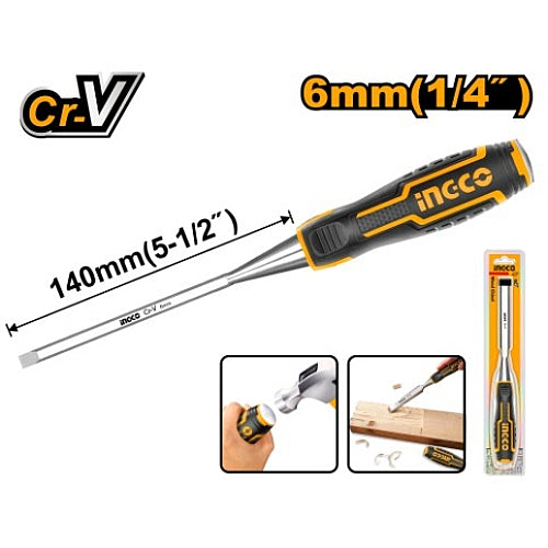 Ingco Wood Chisel 6 x 140mm | HWC0806